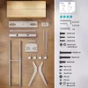ONKRON TS1871-C mobilus TV stovas 55-90 colių, šampanės spalvos
