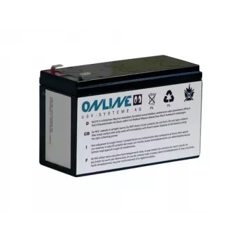 Atsarginė baterija Online USV YUNTO 800 (12V 9Ah, VRLA AGM)