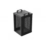Atviras 10 inch stovas 9U 280x300 juodas, montuojamas prie sienos | Lanberg Open Rack 10