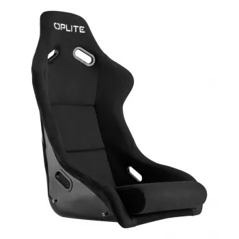 OPLITE 103862 Sim Racing sėdynė GT tipo kaušinė sėdynė su anglinio plieno rėmu – juoda su raudonomis siūlėmis