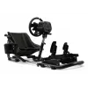 Oplite 104317 NitroKart V2 Racing Cockpit – juodo plieno sim racing važiuoklė su atlošiama kėde