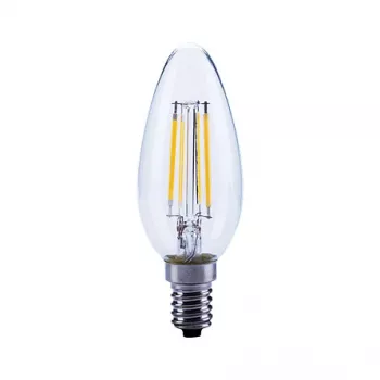 OPPLE Filament 4-40W/827 E14 Candle LED lemputė 470lm Skaidri 2700K Šilta balta