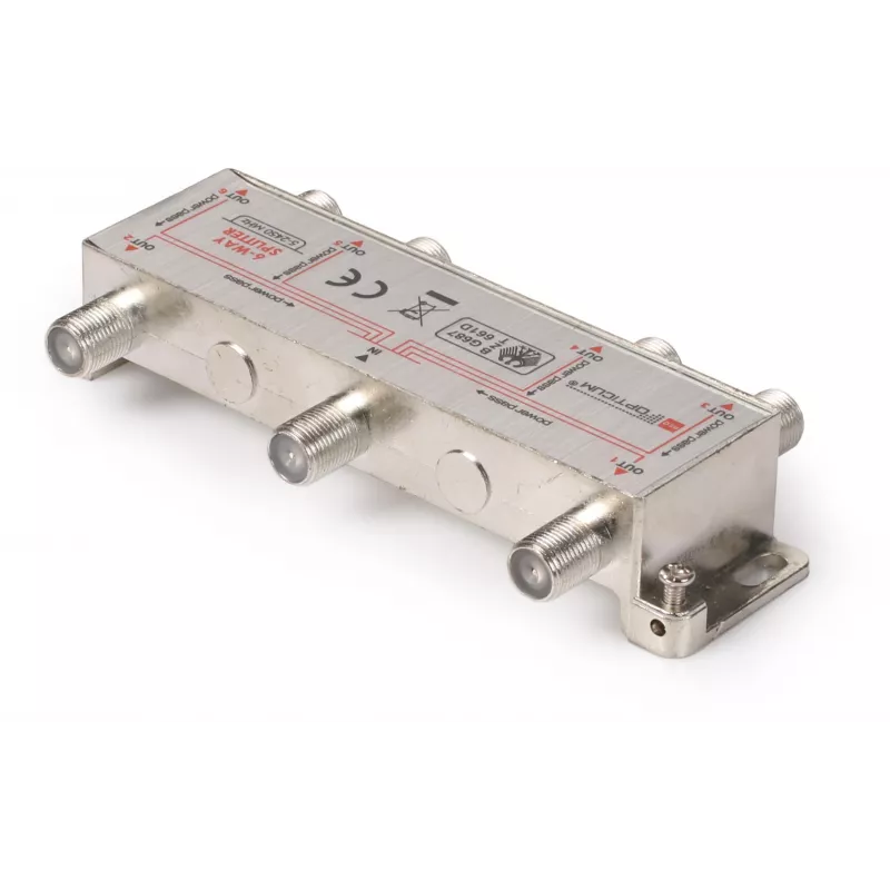 OPTICUM 1x6 DVB-T/SAT Signal Splitter 5-2400 MHz