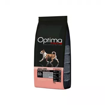 OPTIMANOVA Mono Dog Adult Mini Salmon and Potatoes - Sausas šunų ėdalas - 2 kg