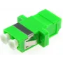 OPTIX Qoltec LC/APC dvipusis vienmodis šviesolaidinis adapteris