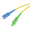 OPTIX vienmodis optinis pataisos laidas SC/UPC į SC/APC Simplex 1 m LSZH geltonas