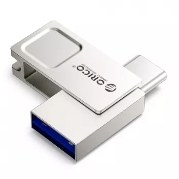 ORICO U301 64GB USB-A USB-C USB 3.2 Gen 1 laikmena - sidabrinė