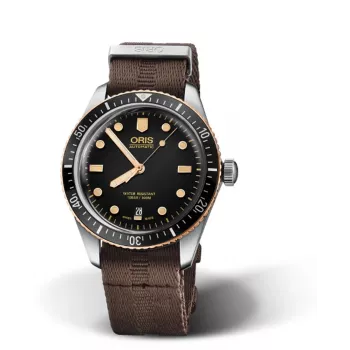 ORIS Aquis Date 43540752030 Vyriškas Automatinis Laikrodis 40mm Mėlynas Ciferblatas Plieninė Apyrankė