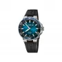 ORIS Vyriškas nardymo laikrodis 41350742274FC 41,50mm Automatinis Mėlynas Ciferblatas Mėlynas Gumos Dirželis