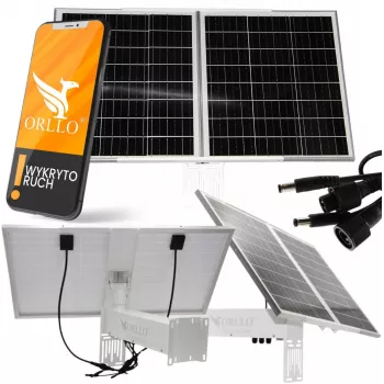 ORLLO SM6030 PRO 60W nešiojamas saulės baterijų įkroviklis su 4 sulankstomais monokristaliniais moduliais, USB-C PD 45W, USB-A QC3.0, DC išėjimu