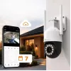 ORLLO TZ11 4K 8MP PTZ IP kamera su Wi-Fi ir 4G LTE, Tuya Smart, Pan-Tilt, lauko apsaugai