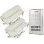 ORNO OR-DOM-RL-903 Wired Video Intercom Kit su 7 colių LCD monitoriumi, aliuminio lydinio lauko skydeliu, IR naktiniu matymu, 4 laidų jungtimi