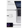 ORSEN S53 USB-C į USB-C laidas 3A 1m Juoda