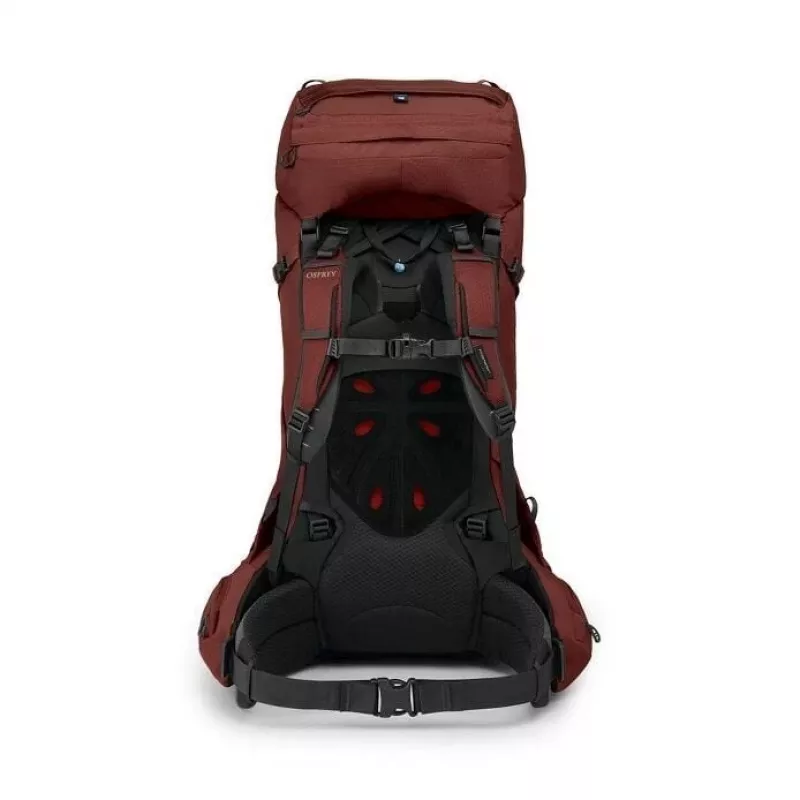 Osprey Aether 65 žygio kuprinė S/M, granato raudona