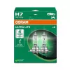 Osram H7 Ultra Life 2 vnt. Halogeniniai priekinių žibintų lempučių rinkinys 12V 55W