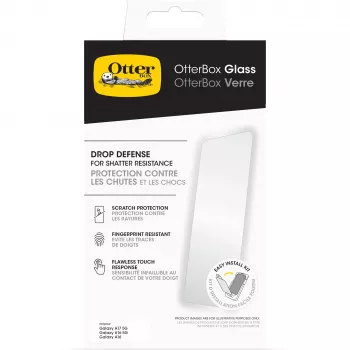 OtterBox Alpha Glass Screen Protector, skirta Samsung Galaxy A16/A16 5G/A17/A17 5G - Skaidri