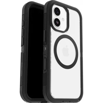OtterBox Defender Pro XT Clear Camera Control Case iPhone 17, Skaidri / Juoda