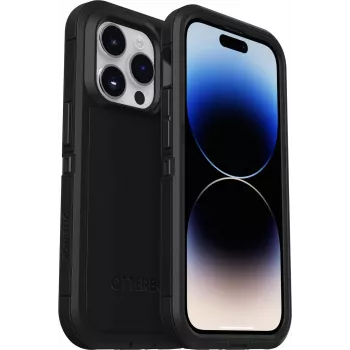 OtterBox Defender Series XT nugarėlės dangtelis Apple iPhone 14 Pro - juodas, suderinamas su MagSafe, tvirta apsauga 77-89121