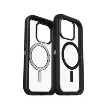 OtterBox Defender XT dėklas, skirtas Apple iPhone 15, 14, 13 – Dark Side (permatomas/juodas) | Kur.lt
