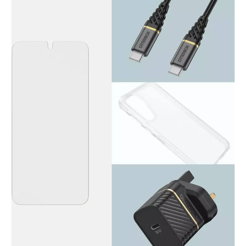 OtterBox Glass ekrano apsauginis stiklas, skirtas Samsung Galaxy A55 5G – skaidrus grūdintas stiklas