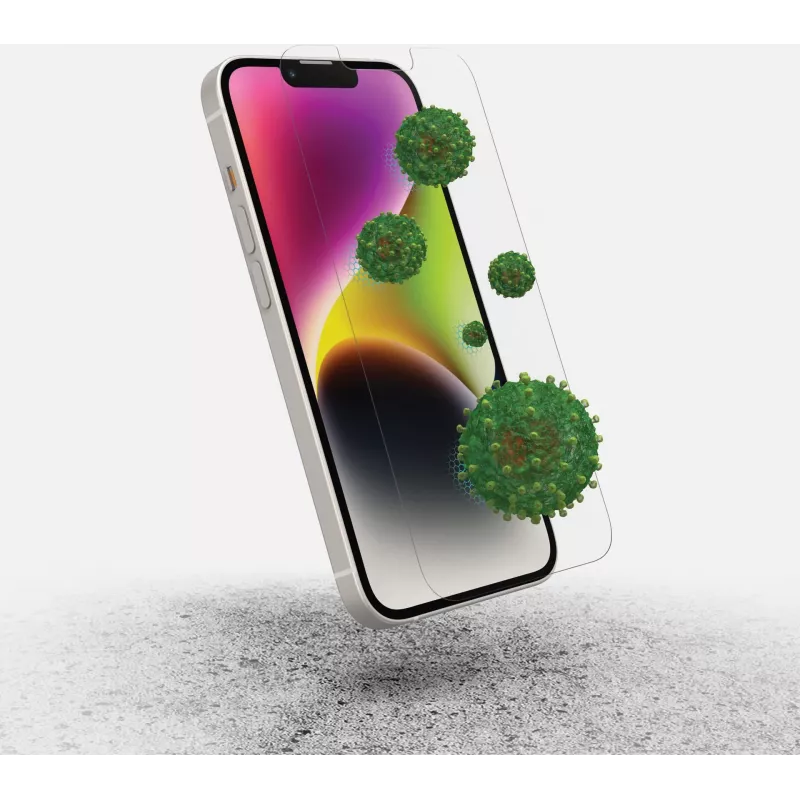OtterBox Premium Glass Antimicrobial Series Screen Protector, skirta iPhone 14 / iPhone 13 Pro / iPhone 13 - Skaidrus