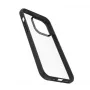 OtterBox React dėklas, skirtas Apple iPhone 15 Pro, permatomas/juodas
