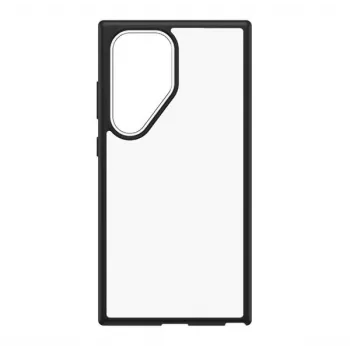 OtterBox React Dėklas, skirtas Samsung Galaxy S24 Ultra – Black Crystal Clear/Black su Drop+ apsauga