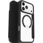 OtterBox React Folio MagSafe, skirta iPhone 17 Pro Max, permatoma/juoda