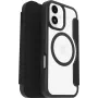 OtterBox React Folio MagSafe Series Case for Apple iPhone 17 - Black Crystal (Skaidri/Juoda)