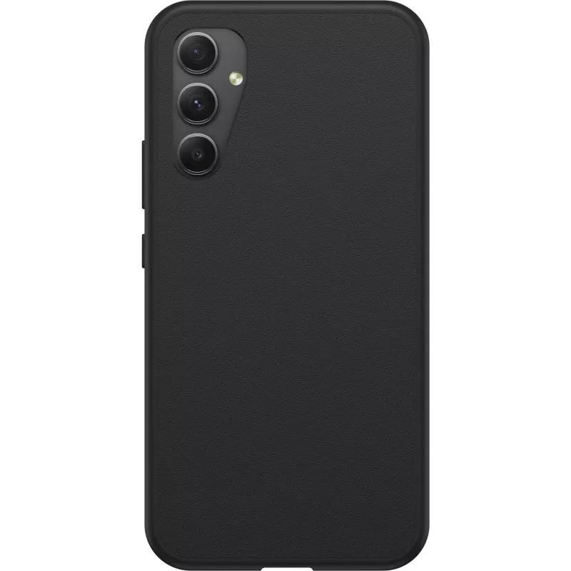 OtterBox React Series Back Cover, Samsung Galaxy A34 5G, Black Pro Pack (77-91637)