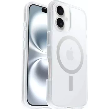 OtterBox React Series MagSafe dėklas, skirtas Apple iPhone 16 – skaidrus