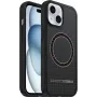 OtterBox Sole Series Mobile Phone Case with MagSafe - Fabric - Midnight Circle (Black), skirta iPhone 15 Pro