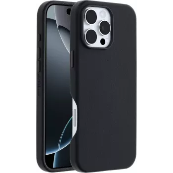 OtterBox Symmetry Cactus Leather Case, skirtas Apple iPhone 16 Pro Max, Noir Ash-Black