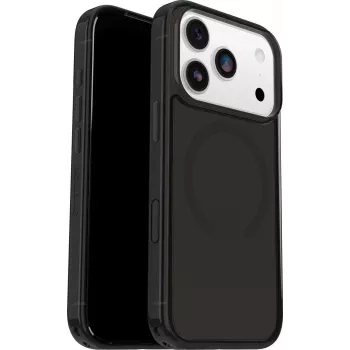 OtterBox Symmetry Clear MagSafe Series Dėklas su Fotoaparato Valdymo Mygtuku, skirta Apple iPhone 17 Pro - Black Mist