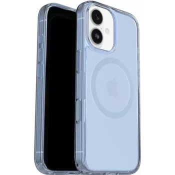 OtterBox Symmetry Series Clear MagSafe dėklas iPhone 17 – mėlynas
