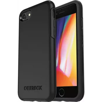 OtterBox Symmetry Series Pro Pack - Galinis dangtelis, skirtas Apple iPhone 7, 8, SE (2nd Gen), SE (3rd Gen) - Polikarbonatas, sintetinė guma - Juoda