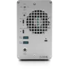Dviejų skyrių duomenų saugojimo dėžė OWC Mercury Elite Pro Dual su 3 USB lizdų šakotuvu, SATA-600, USB 10 Gb/s, sidabrinė