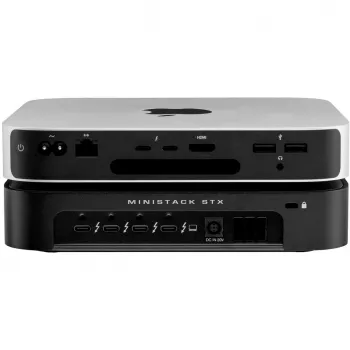 OWC miniStack STX Stackable Storage Enclosure su Thunderbolt Hub Xpansion