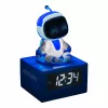 Paladone AstroBot Icon žadintuvas – pilkos/baltos spalvos, robotas su LCD ekranu ir snaudimo funkcija