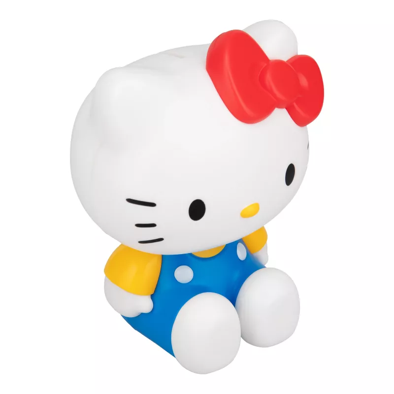 Paladone Hello Kitty formos taupyklė – keraminė monetų skrynia, oficialus Sanrio atributas, balta/rožinė/juoda, 13,5 x 13,5 x 16,5 cm
