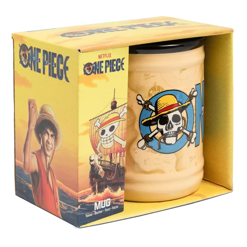 Paladone One Piece Formos Puodelis - Monkey D. Luffy 350ml Keraminis