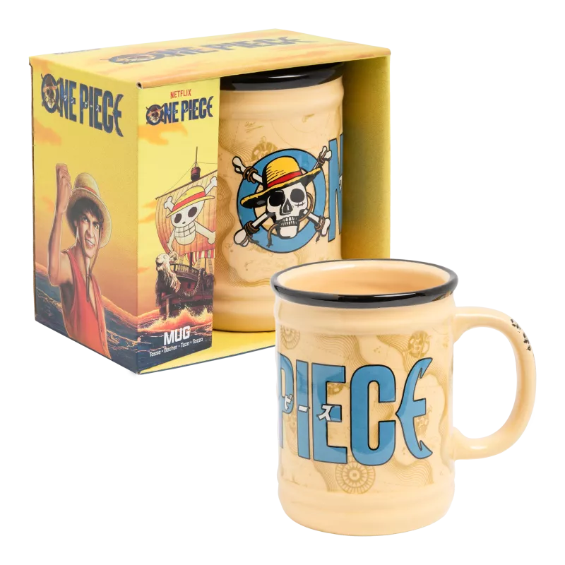 Paladone One Piece Formos Puodelis - Monkey D. Luffy 350ml Keraminis