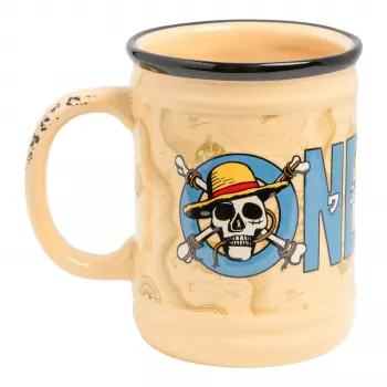 Paladone One Piece Formos Puodelis - Monkey D. Luffy 350ml Keraminis