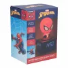 Paladone Spider-Man Icon žadintuvas – skaitmeninis LED, raudonas/juodas