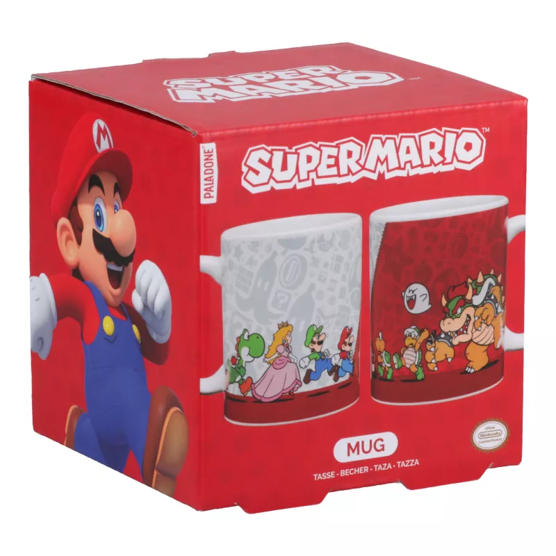Paladone Super Mario puodelis - Heat Change Question Block keraminis 300ml