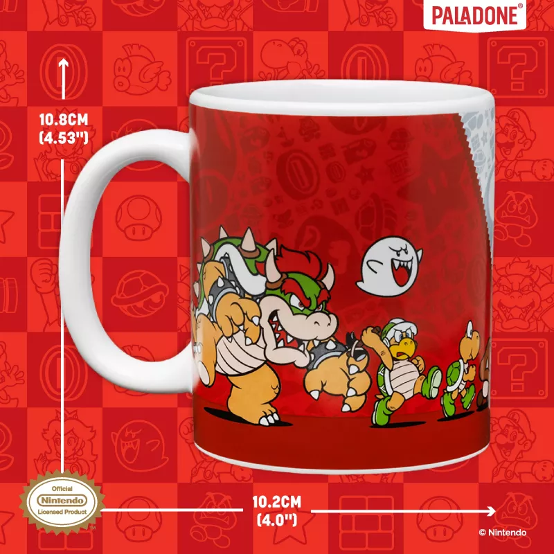 Paladone Super Mario puodelis - Heat Change Question Block keraminis 300ml