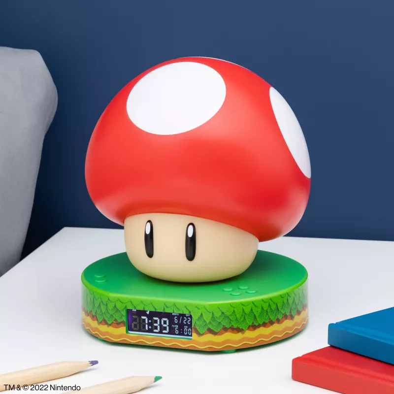 Paladone Super Mushroom skaitmeninis žadintuvas