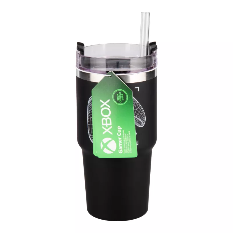 Paladone Xbox Gamer Cup – keramikinė 300 ml puodelis su Xbox valdiklio formos rankena, juodai žalia