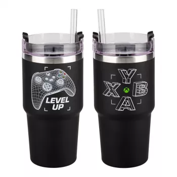 Paladone Xbox Gamer Cup – keramikinė 300 ml puodelis su Xbox valdiklio formos rankena, juodai žalia