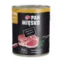 PAN MIĘSKO Kiauliena su ėriena šlapias ėdaras šunims 800 g – Pilnavertis paštetas visų veislių šunims